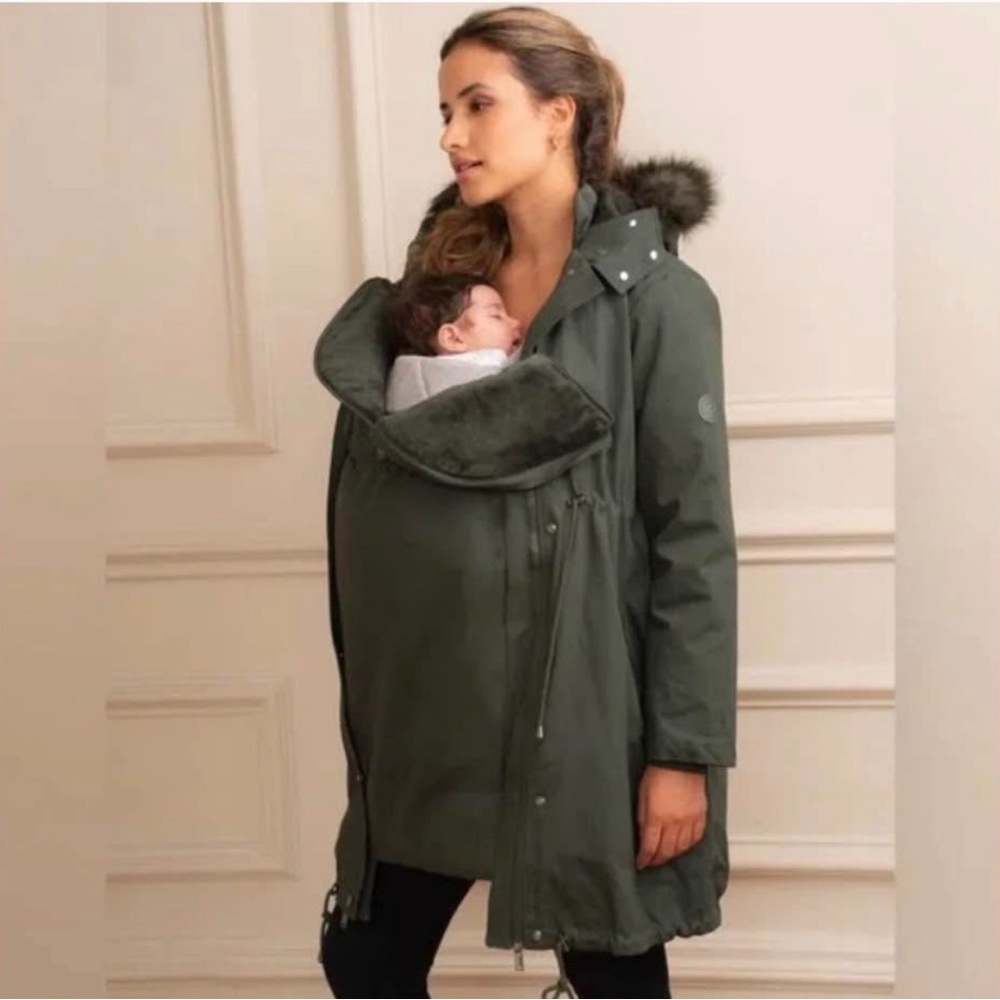Seraphine 4 in 1 Down Parka Coat for Maternity, Baby Wearing, Postpartum